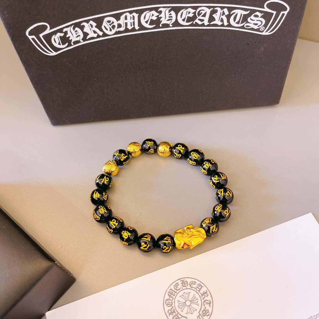 Chrome Hearts Cinnabar Buddha Bracelet